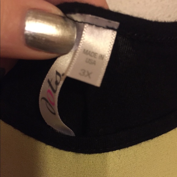 Dots 3x animal print stripped top - Picture 4 of 4